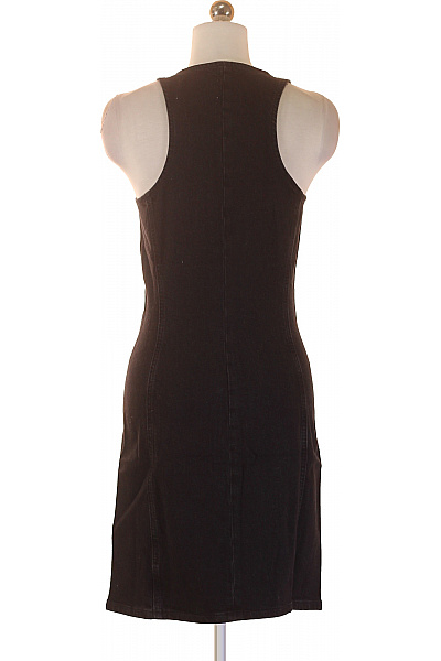 Calvin Klein Dámské bavlněné černé pouzdrové šaty bez rukávů propínací jednoduché denní Velikost xs | Calvin Klein | obrázek 2