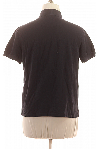 Double Agent Pánské bavlněné polo tričko tmavé krátký rukáv jednobarevné basic Velikost xl | Double Agent | obrázek 2