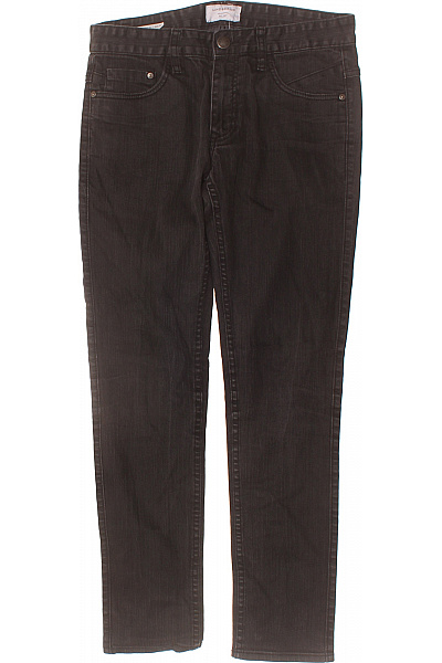 Pánské Tmavé Džíny Rovné Kapsy Denim Klasické Vel. 32