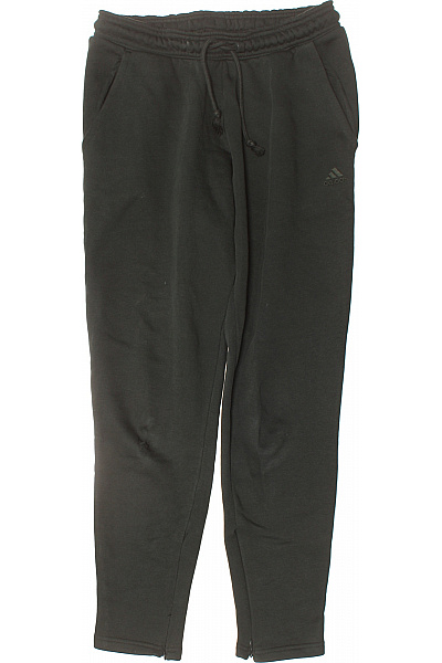 ADIDAS Dámské černé Sportovní Tepláky S Kapsami A Pružným Pasem Velikost S