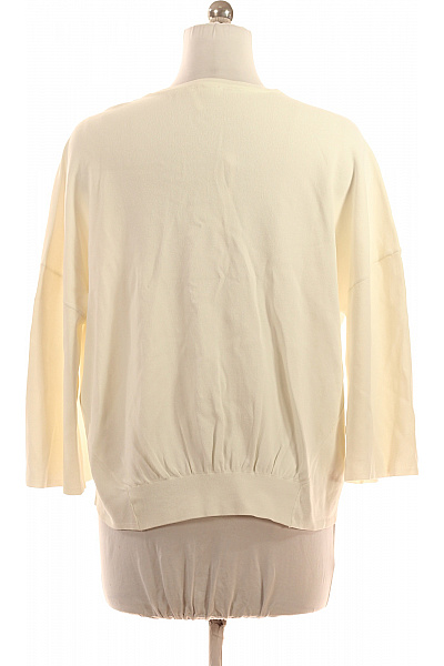 s.OLIVER Dámský viskózový kardigan krémový propínací s výstřihem do V lehký Vel. l | s.OLIVER | obrázek 3