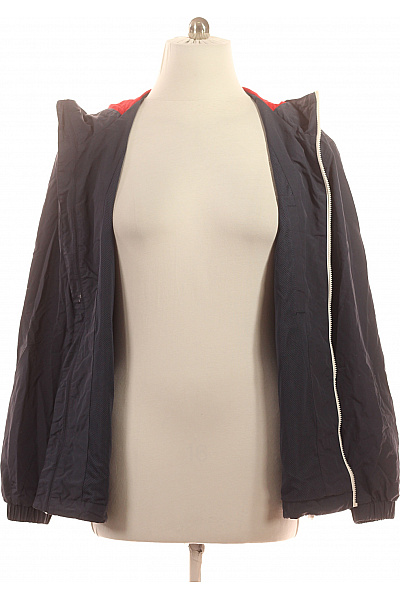 TOMMY HILFIGER Pánská tmavě modrá polyamidová lehká větrovka sportovní se zipem s kapucí Vel. XXL | TOMMY HILFIGER | obrázek 3