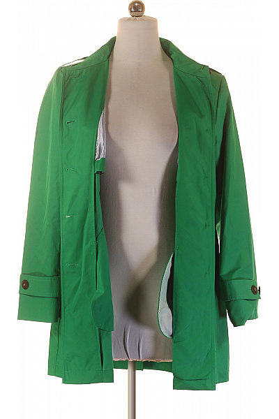 FUCHS SCHMITT Dámský bavlněný zelený trenčkot klasický stylový jarní podzimní nepromokavý Vel. 40 | FUCHS SCHMITT | obrázek 3