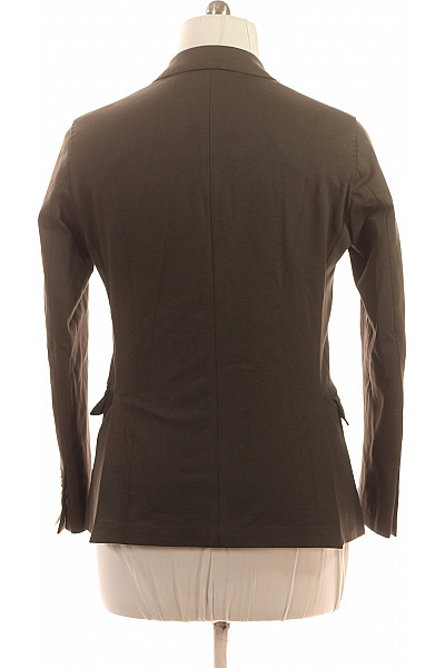 Pánské hnědé viskózové volnočasové sako jednořadé na běžné nošení Vel. 50 | Unimoda | obrázek 3