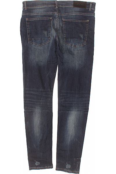 crone Pánské Džíny Modré Seperané Rovné S Kapsami Vel. XL | crone | obrázek 2