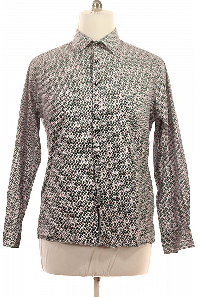 bugatti Pánská vzorovaná košile s dlouhým rukávem elegantní business bavlna Velikost L | bugatti | obrázek 2