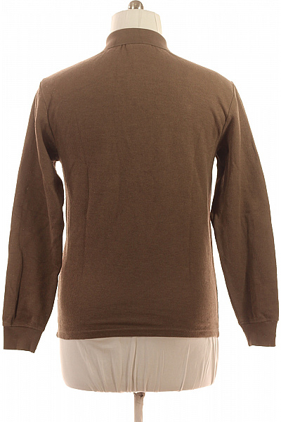 ONLY & SONS Pánská hnědá mikina bez kapuce se zipem u krku dlouhý rukáv jednobarevná Velikost s | ONLY & SONS | obrázek 2