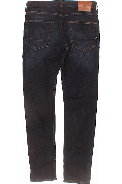 Scotch & Soda Pánské tmavě modré džíny rovné kapsy seprané klasické Velikost W32/L34 | Scotch & Soda | obrázek 2