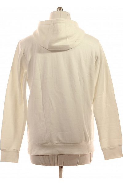 Sublevel Pánská bílá mikina s kapucí a potiskem Houston streetwear Vel. l | Sublevel | obrázek 2