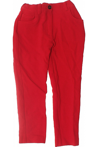 D&G Dívčí Kalhoty Červené Rovné Elegantní Klasické Pro Děti Velikost 6 | D&G | obrázek 2