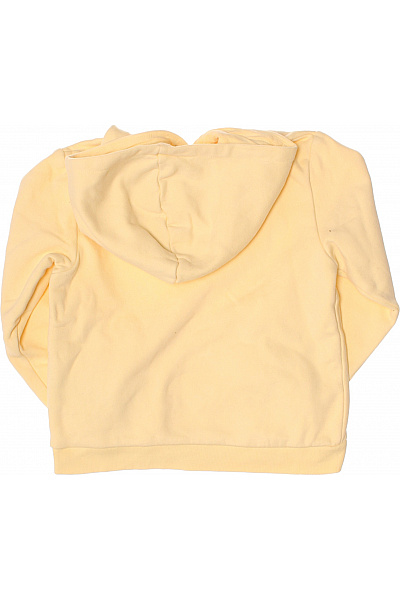 Name It Dívčí žlutá mikina s kapucí klokaní kapsa volný střih Velikost 7/8let | Name It | obrázek 3
