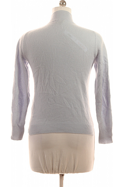 Dine'n Dance Dámský kašmírový rolák světle modrý žebrovaný elegantní tenký Vel. 38 | Dine'n Dance | obrázek 2