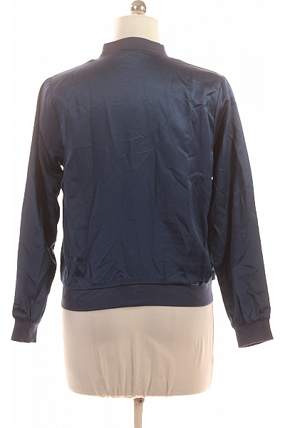 LAWRENCE GREY Dámská bomber bunda lesklá modrá přechodová na jaro podzim Velikost 36 | LAWRENCE GREY | obrázek 2