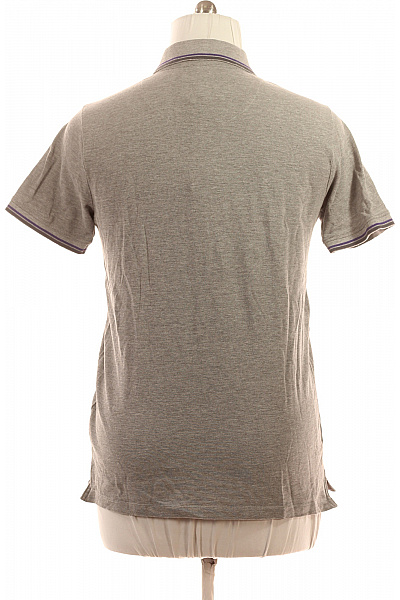 CERRUTI Polo tričko šedé s krátkým rukávem a výšivkou Vel. l | CERRUTI | obrázek 3