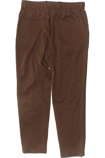 Hugo Boss Pánské hnědé polyamidové volnočasové kalhoty rovné na zavazování s kapsami Vel. DE 48 | Hugo Boss | obrázek 2