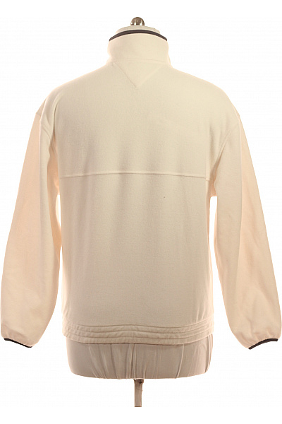 TOMMY HILFIGER Pánská krémová fleecová mikina přes hlavu s logem a kapsou Velikost m | TOMMY HILFIGER | obrázek 3