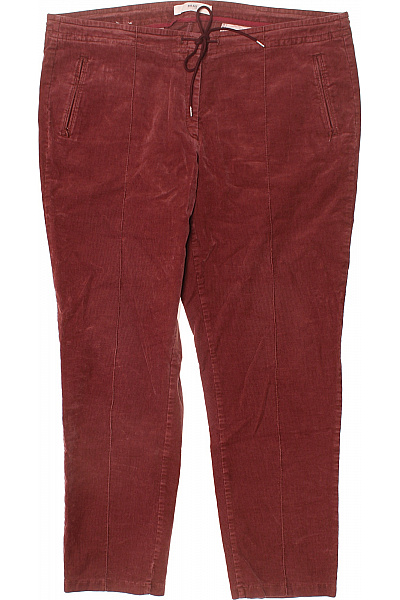 BRAX Dámské manšestrové teplé kalhoty s kapsami na zavazování rovné Vel. 38/32 | BRAX | obrázek 2