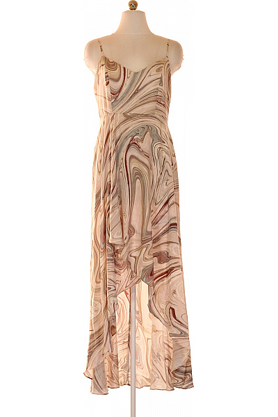 Dámské šaty letní boho asymetrické na ramínka barevné Velikost L | Unimoda | obrázek 2