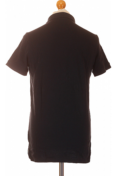 SUPERDRY Pánské bavlněné černé polo tričko s krátkým rukávem basic Velikost M | SUPERDRY | obrázek 3