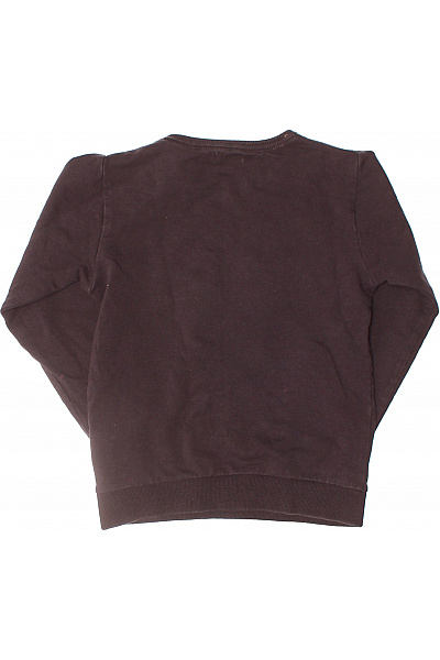 Dirkje Chlapecká hnědá mikina s potiskem leopardí hlavy a nápisy Velikost 116 | Dirkje | obrázek 2