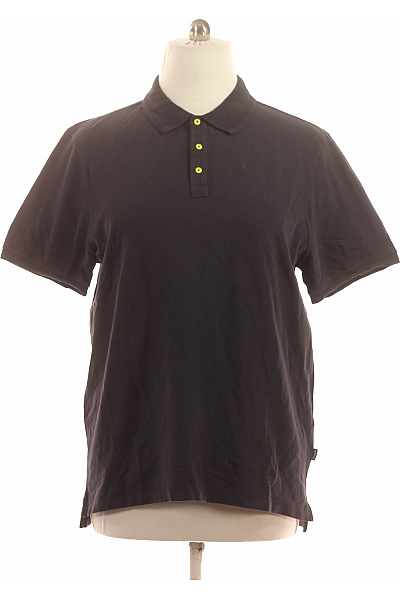 ECOALF Pánské tričko s krátkým rukávem a límečkem basic černé Velikost l | ECOALF | obrázek 2