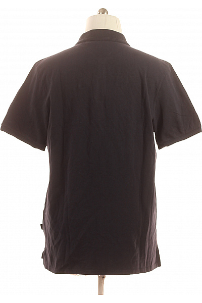 ECOALF Pánské tričko s krátkým rukávem a límečkem basic černé Velikost l | ECOALF | obrázek 3