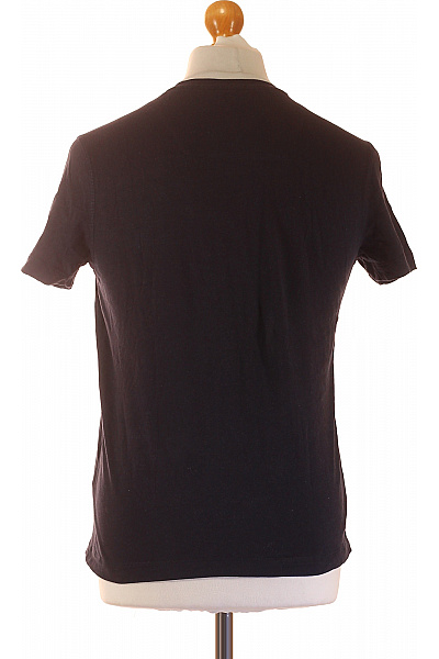 Aeronautica Militare Pánské bavlněné tričko tmavě modré s krátkým rukávem a nápisem Velikost S | Aeronautica Militare | obrázek 2