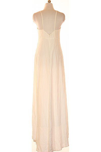 IVY & OAK Bílé dlouhé šaty na ramínka elegantní společenské Vel. 38 | IVY & OAK | obrázek 3