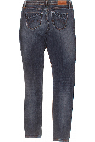 TOMMY HILFIGER Dámské modré džíny strečové skinny seprané s dírami Vel. 26/32 | TOMMY HILFIGER | obrázek 2