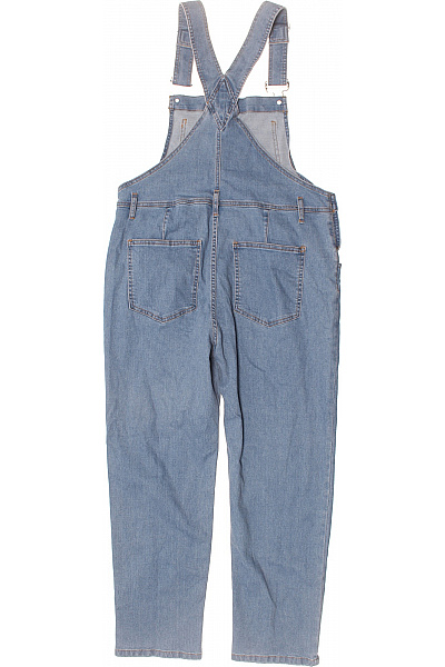 Dámské modré laclové džíny s kapsami volný střih Velikost M | Unimoda | obrázek 2