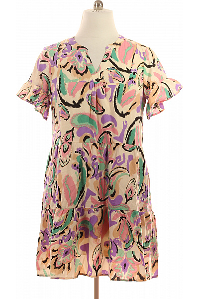 Smashed Lemond Dámské Letní šaty Volnočasové Boho Pastelové Krátké S Potiskem Velikost 42