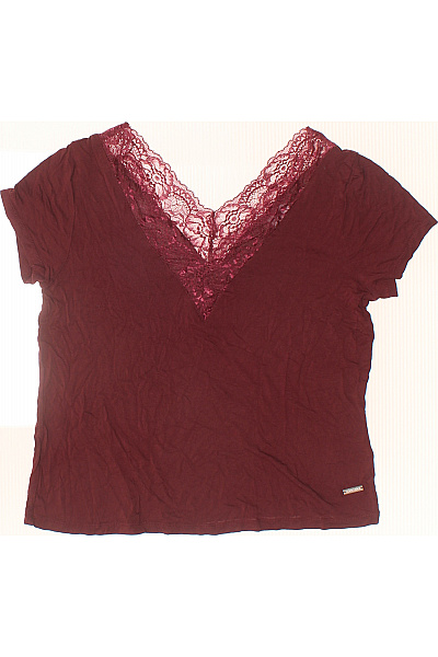 Lascana Dámské pyžamo vínové krajkové Vel. 36/38 | Lascana | obrázek 3