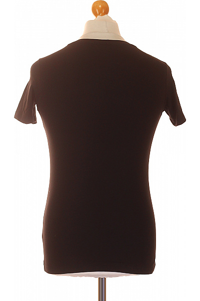 VERSACE Pánské bavlněné tričko černé s krátkým rukávem basic Vel. XS | VERSACE | obrázek 3