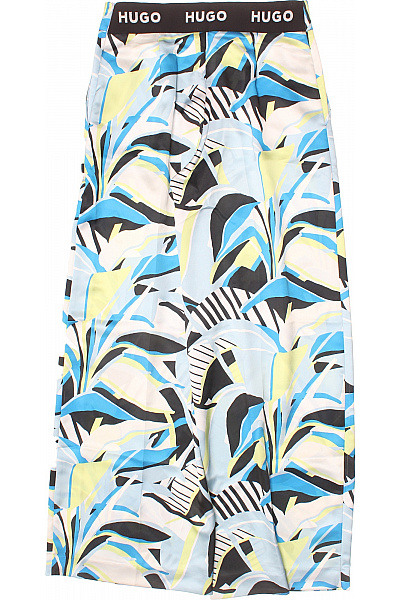 Hugo Boss Dámské kalhoty rovné široké s potiskem barevné volnočasové Velikost 40 | Hugo Boss | obrázek 2