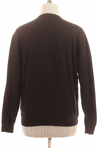 Hugo Boss Bavlněná černá mikina přes hlavu s potiskem zlaté logo Velikost XL | Hugo Boss | obrázek 2