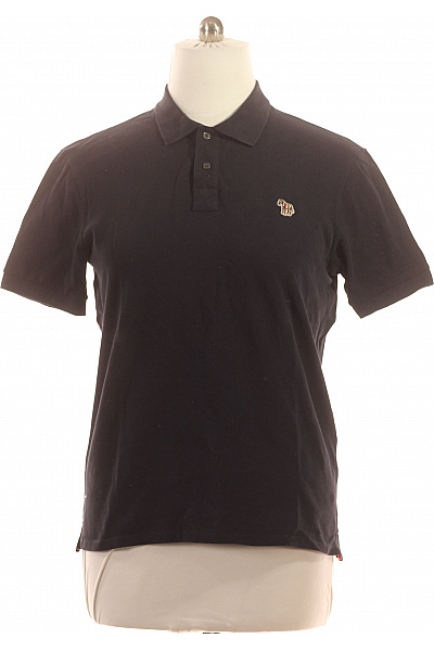 Paul Smith Polo tričko tmavé s krátkým rukávem a výšivkou Vel. l | Paul Smith | obrázek 2