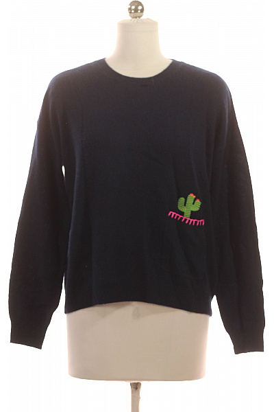 Brodie Cashmere Dámský Pulovr Kašmírový Modrý Vel. XS