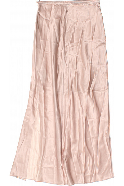 Calvin Klein Dámská dlouhá maxi saténová splývavá elegantní růžová sukně rozparkem Vel. 34 | Calvin Klein | obrázek 3