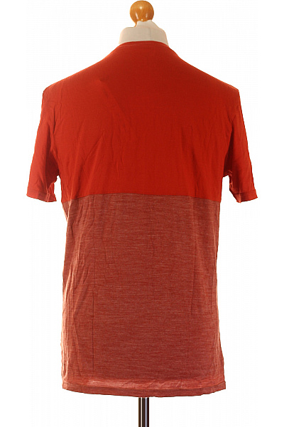 ORTOVOX Pánské oranžové dvoubarevné tričko s krátkým rukávem a logem Vel. m | ORTOVOX | obrázek 2