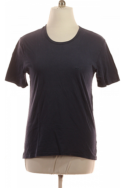 Hugo Boss Pánské tričko tmavě modré basic s krátkým rukávem s kulatým výstřihem Vel. L | Hugo Boss | obrázek 2