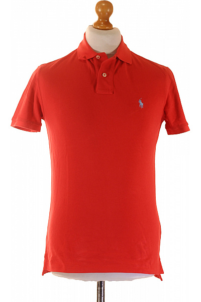Ralph Lauren Pánské bavlněné červené polo tričko s krátkým rukávem a výšivkou Vel. s | Ralph Lauren | obrázek 2