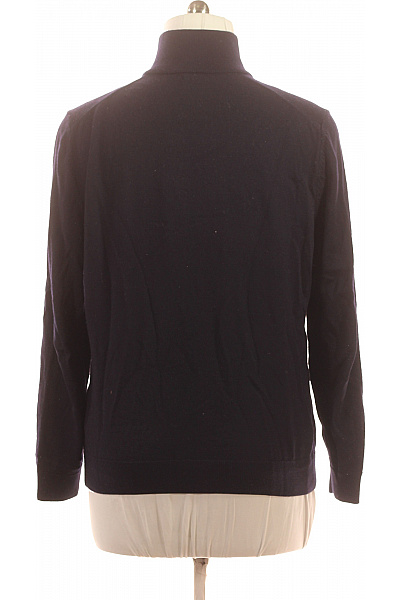 Hugo Boss Pánský tmavě modrý žebrovaný pulovr s rolákem a zipem podzimní Vel. XL | Hugo Boss | obrázek 2