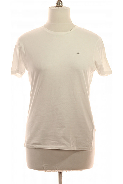 DIESEL Dámské Tričko Bílé S Krátkým Rukávem Basic Vel. L