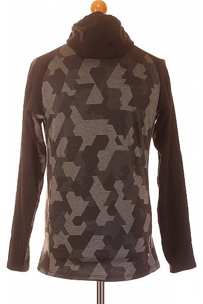 SALEWA Dámská polyesterová mikina s kapucí černá maskáčová outdoor funkční Velikost L | SALEWA | obrázek 3