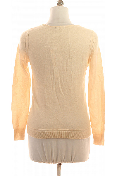 LAWRENCE GREY Dámský béžový tenký pulovr s výstřihem do V basic Vel. M | LAWRENCE GREY | obrázek 3