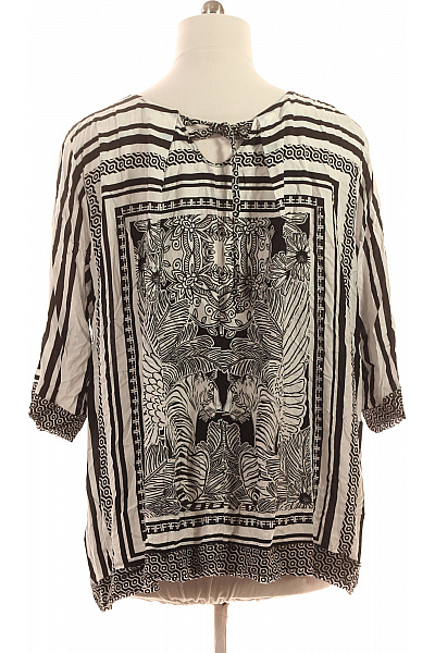 frapp Dámská halenka s krátkým rukávem a potiskem Velikost XXL | frapp | obrázek 3