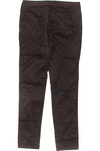 APART Dámské tmavě hnědé manšestrové kalhoty rovné s kapsami ležérní Velikost 38 | APART | obrázek 2