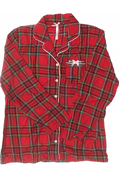 Louis &Louisa Dámské pyžamo červené kostkované Vel. XL | Louis &Louisa | obrázek 4