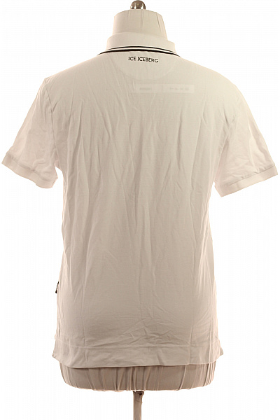 Iceberg Pánské bílé polo tričko s krátkým rukávem a výšivkou Velikost XL | Iceberg | obrázek 2