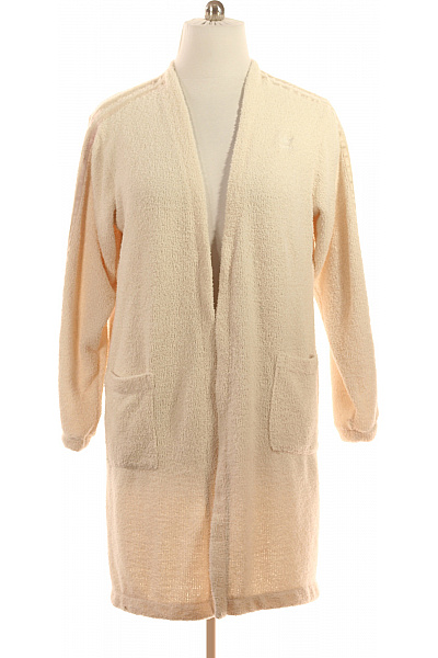 ADIDAS Dámský župan krémový měkký dlouhý volný domácí Vel. L | ADIDAS | obrázek 2